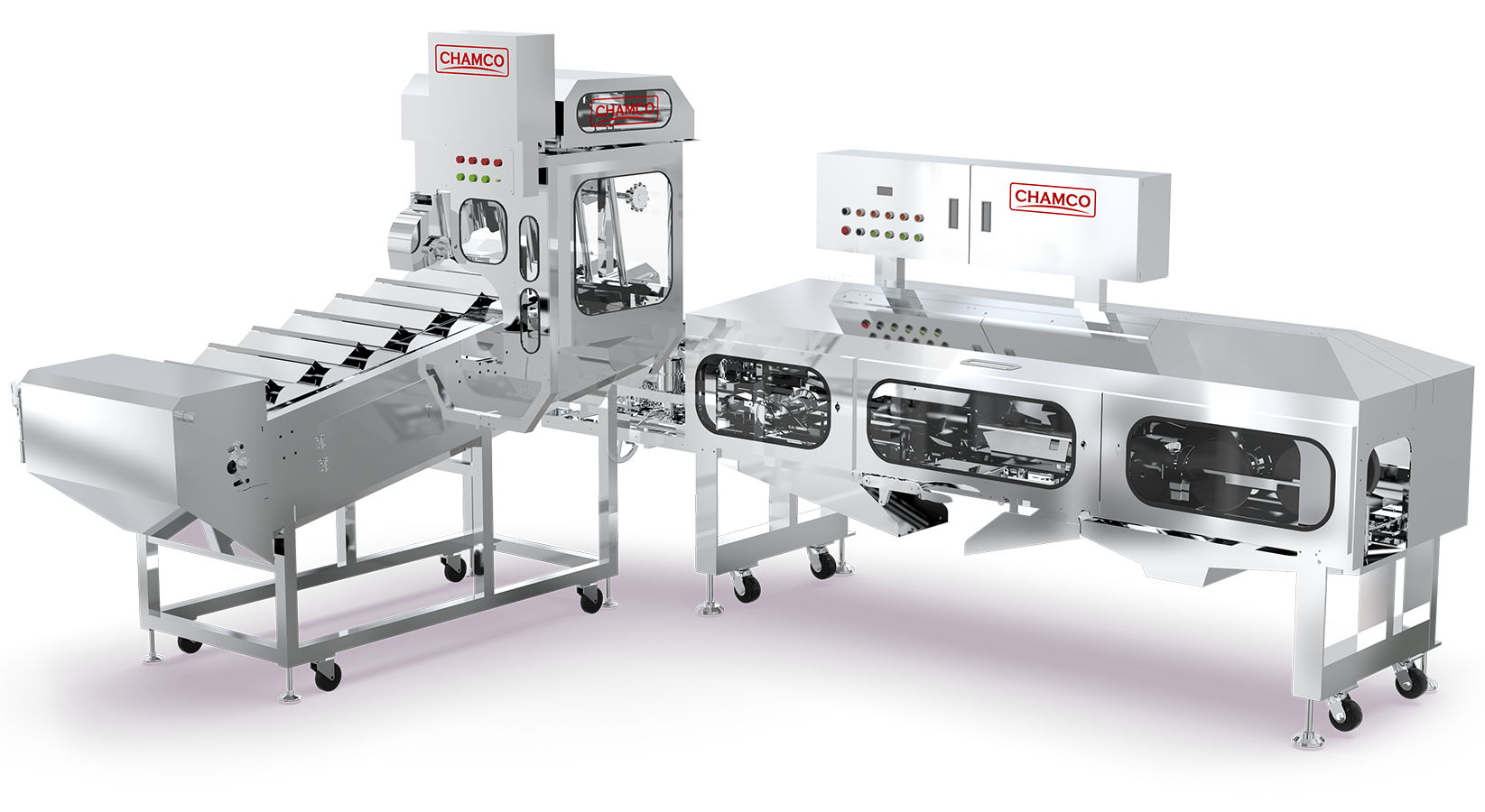Salmon Deheading & Gutting Machine